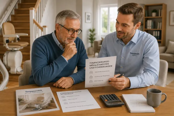 Treppenlift Förderung 2024: Alle Zuschüsse & Finanzierungsmöglichkeiten