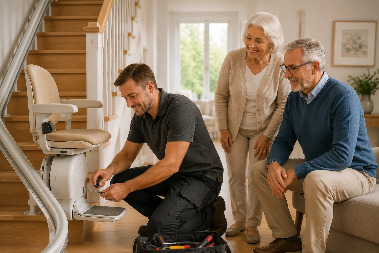 Treppenlift Wartung: Kosten, Intervalle und wichtige Tipps